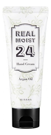 Крем для рук с аргановым маслом Real Moist 24 Argan Oil Hand Cream 70мл