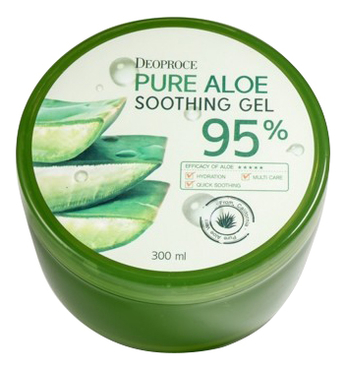 Гель для тела с экстрактом алоэ Pure Aloe Soothing Gel 95% 300мл