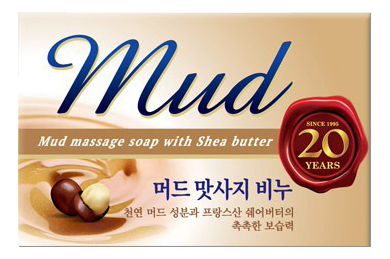 

Мыло с эффектом массажа Mud Massage Soap With Shea Butter 100г