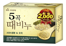 Mukunghwa Мыло-скраб 5 злаков Five Grains Scrub Soap 100г