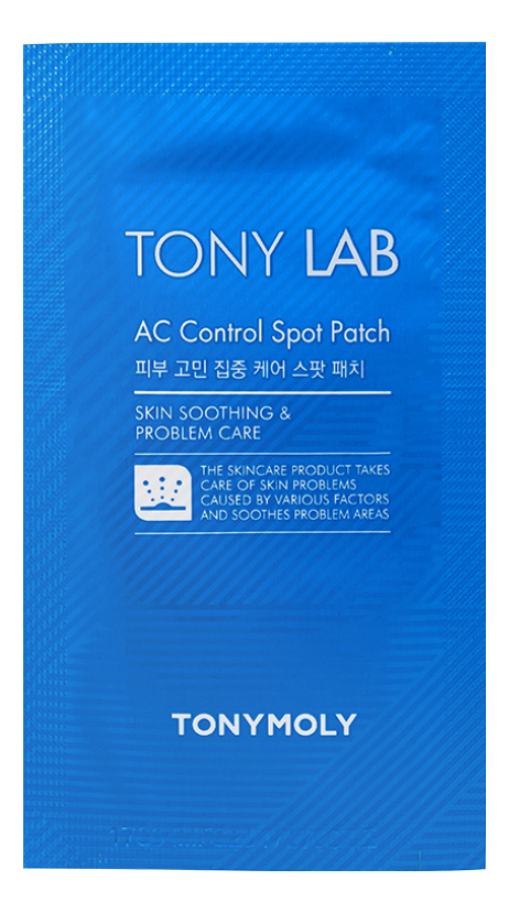 Патчи для проблемной кожи лица Tony Lab Ac Control Spot Patch 12шт наклейки от угрей и несовершенств кожи tony moly tony lab ac control spot patch 12 pieces