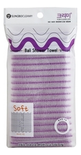 Sung Bo Cleamy Мочалка для душа Bali Shower Towel 28*100см (цвет в ассортименте)