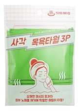 Sung Bo Cleamy Мочалка для душа Viscose Squared Bath Towel 13,5*15см