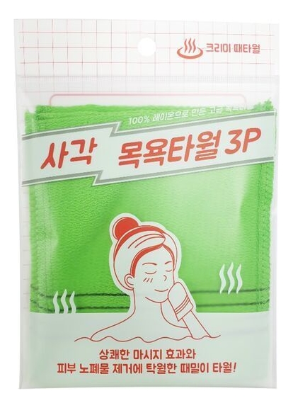 

Мочалка для душа Viscose Squared Bath Towel 13,5*15см