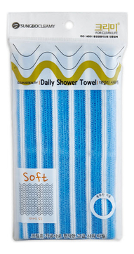 Мочалка для душа Daily Shower Towel 28*90см (цвет в ассортименте)