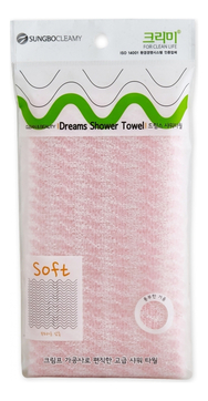 Мочалка для душа Dreams Shower Towel 28*90см (в ассортименте)
