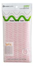 Sung Bo Cleamy Мочалка для душа Dreams Shower Towel 28*90см (в ассортименте)