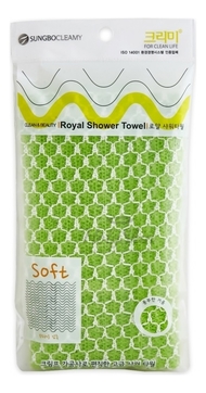 Мочалка для душа Royal Shower Towel 28*90см (цвет в ассортименте)