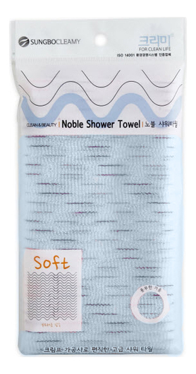 Мочалка для душа Noble Shower Towel (цвет в ассортименте)