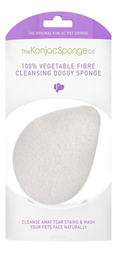 Спонж конняку для тела doggy tear drop sponge (без добавок) Коньяк ...