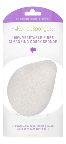 Спонж конняку для тела Doggy Tear Drop Sponge (без добавок) спонж конняку для тела doggy tear drop sponge без добавок