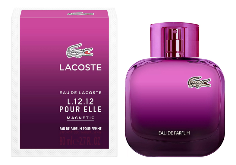 Eau de Lacoste L.12.12 Pour Elle Magnetic: парфюмерная вода 80мл ежедневник недат а5 160л 148 218 galant magnetic иск кожа магнитн клапан