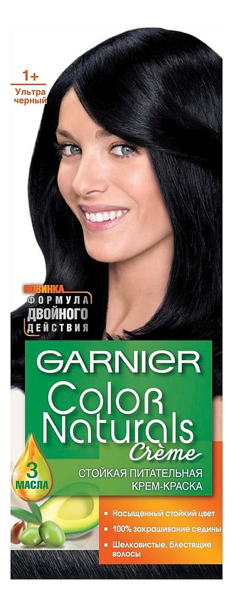 

Краска для волос Color Naturals: 1 + Ультра черный, Краска для волос Color Naturals