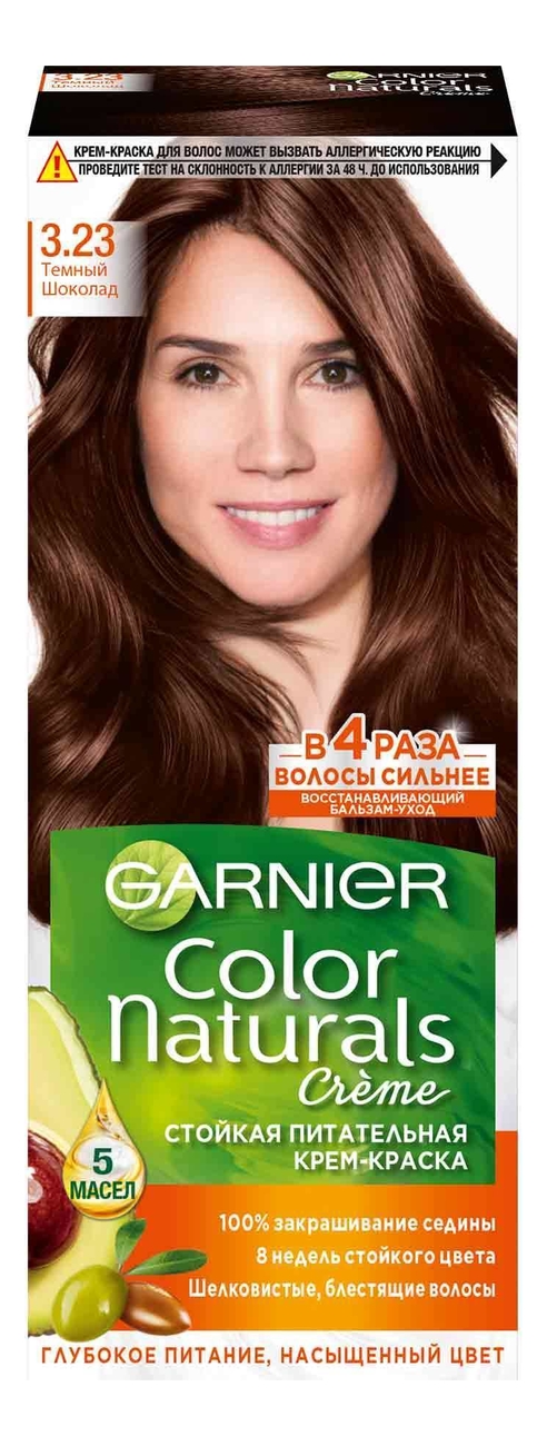 

Краска для волос Color Naturals: 3.23 Темный шоколад, Краска для волос Color Naturals