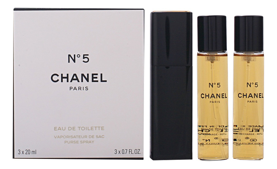 

No5 Eau de Toilette: туалетная вода 3*20мл, No5 Eau De Toilette