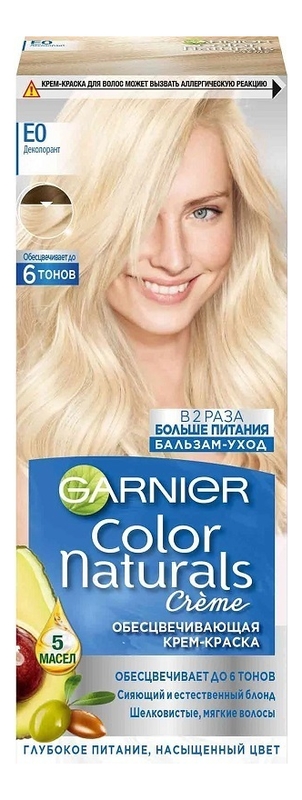 

Краска для волос Color Naturals: Е0 Деколорант, Краска для волос Color Naturals