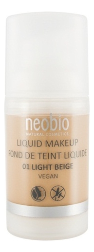 

Тональный крем Liquid Makeup 30мл: 01 Light Beige, Тональный крем Liquid Makeup 30мл