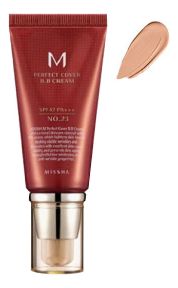 BB крем для лица M Perfect Cover BB Cream SPF42 PA+++ 50мл: 23 Natural Beige bb крем для лица m perfect cover bb cream spf42 pa 50мл 13 bright beige