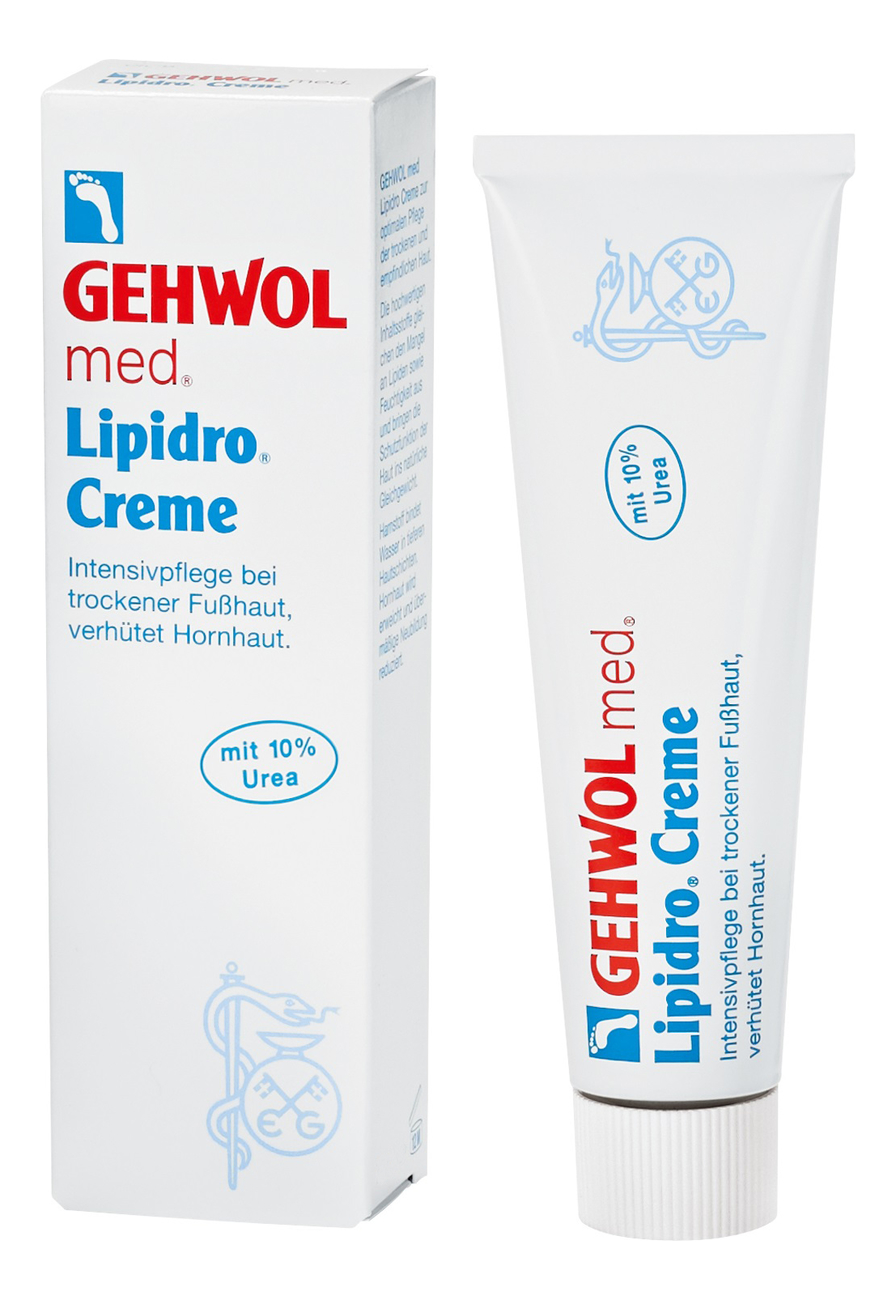 Крем гидро-баланс для ног Med. Lipidro-Creme: Крем 125мл gehwol med lipidro крем для ног 125 ml