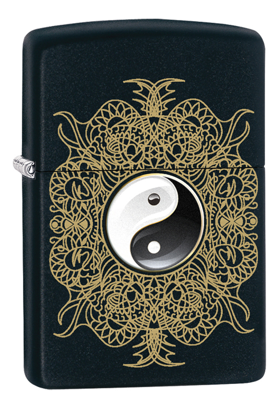 

Зажигалка бензиновая Инь Янь Classic (черная, матовая)