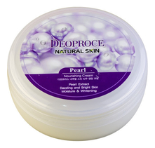 Deoproce Крем для лица и тела с экстрактом жемчуга Natural Skin Pearl Nourishing Cream 100г
