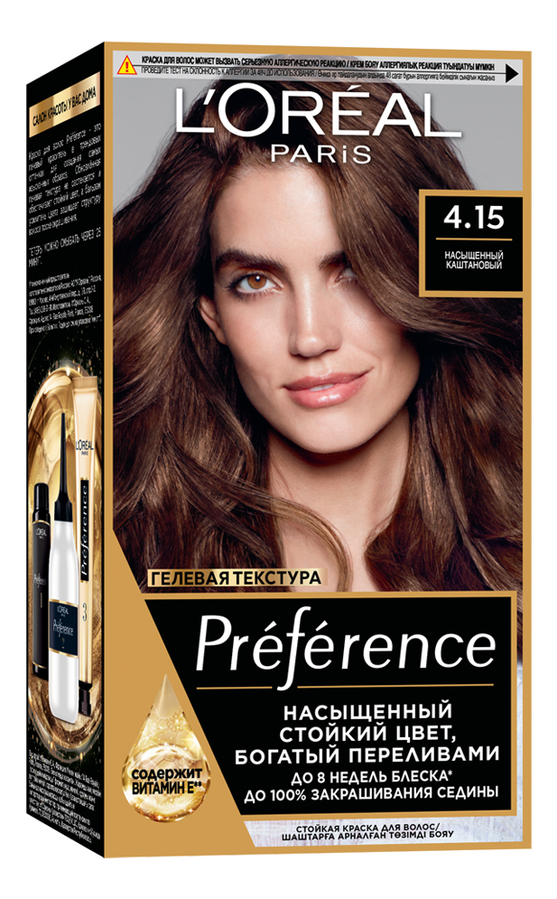

Краска для волос Preference 270мл: 4.15 Каракас, Краска для волос Preference 270мл