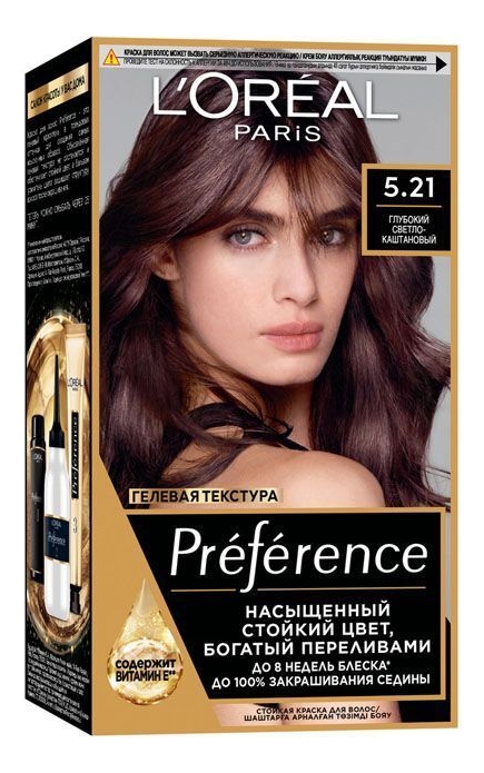 

Краска для волос Preference 270мл: 5.21 Нотр-Дам, Краска для волос Preference 270мл