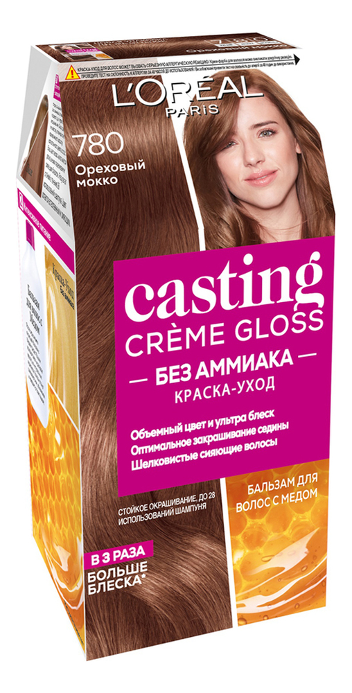 

Крем-краска для волос Casting Creme Gloss: 780 Ореховый мокко, Крем-краска для волос Casting Creme Gloss