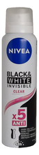NIVEA Дезодорант-антиперспирант Невидимая защита для черного и белого Clear