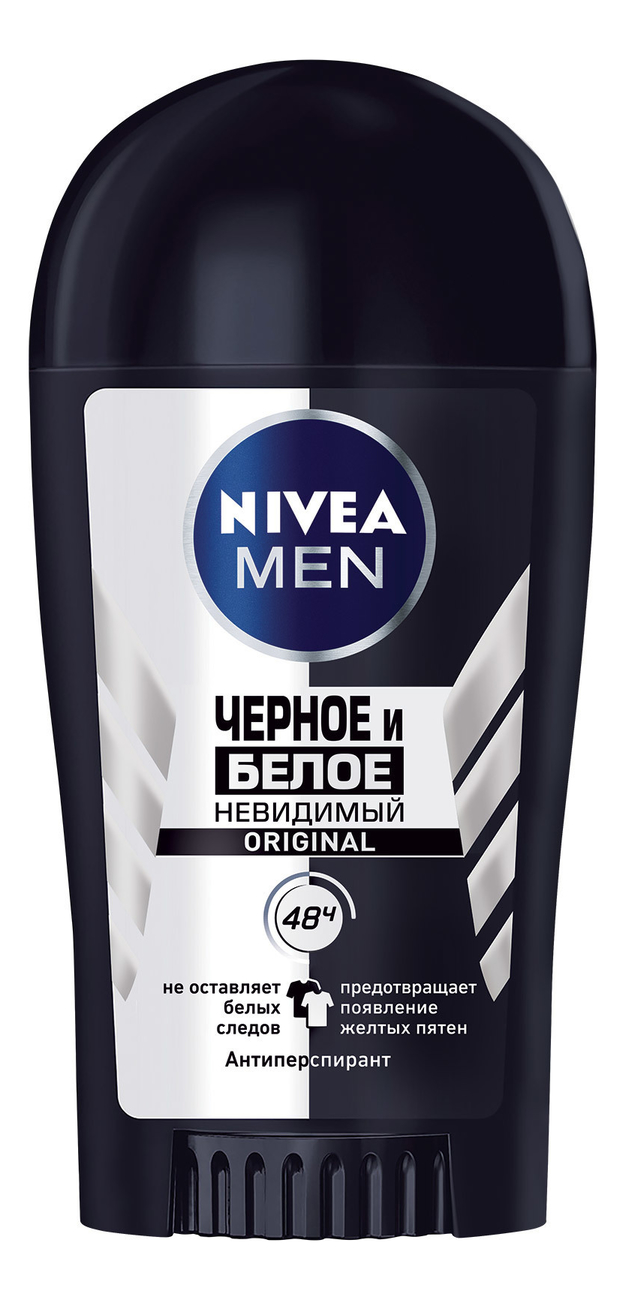 

Дезодорант-стик Невидимый для черного и белого Men 40мл