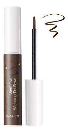 

Тинт для бровей Saemmul Wrapping Tint Brow 5,5г: BR02 Dark Brown, Тинт для бровей Saemmul Wrapping Tint Brow 5,5г