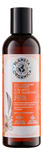 Гель-мусс для умывания очищающий Natural Cleansing Face Gel-Mousse 200мл